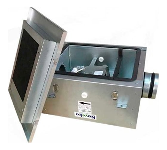 Канальный вентилятор Naveka круглый, шумоизолированный VS-125 Compact F0000039723