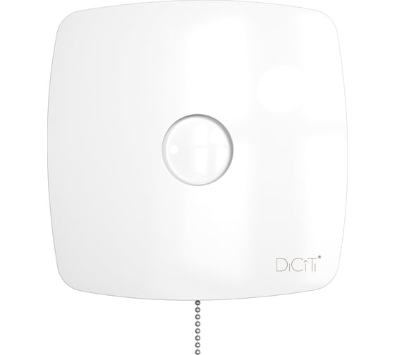 Осевой вытяжной вентилятор DICITI RIO 5C-02, с шнуровым тяговым выключателем, диаметр 123 мм, 90-06397