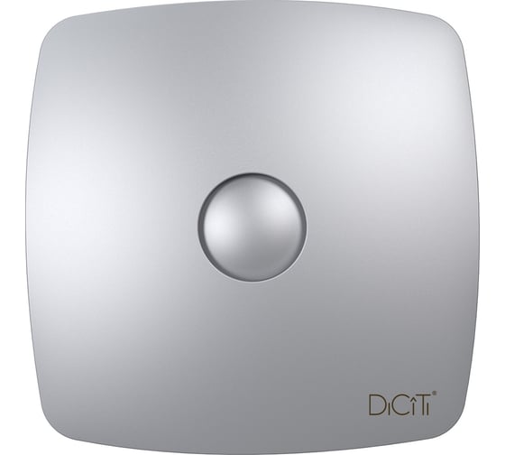 Осевой вытяжной вентилятор DICITI RIO 4C gray metal, диаметр 98 мм, декоративный 90-06984