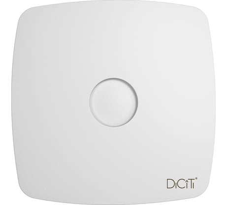 Вентилятор осевой вытяжной D 98, декоративный DICITI 90-06890 RIO 4C Matt white