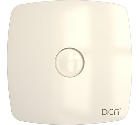 Вентилятор осевой вытяжной D 98, декоративный DICITI 90-06391 RIO 4C Ivory