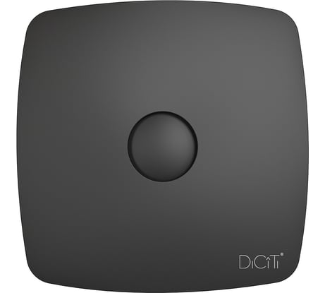 Вентилятор осевой вытяжной D 98, декоративный DICITI 90-06889 RIO 4C Matt black