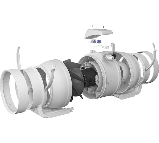 Осевой канальный вентилятор ERA TYPHOON 160 2SP, диаметр 150/160 мм, 90-07283