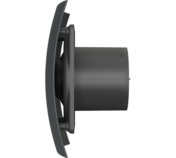 Осевой вытяжной вентилятор ERA BREEZE 4C Matt black, диаметр 98 мм, декоративный 90-06903