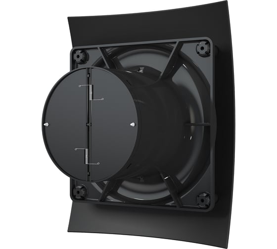 Осевой вытяжной вентилятор ERA BREEZE 4C Matt black, диаметр 98 мм, декоративный 90-06903