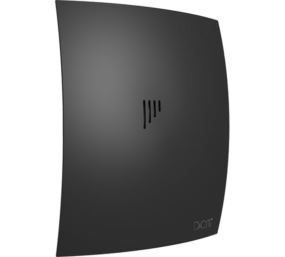 Осевой вытяжной вентилятор ERA BREEZE 4C Matt black, диаметр 98 мм, декоративный 90-06903