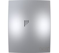 Вентилятор осевой вытяжной D 98, декоративный DICITI 90-06905 BREEZE 4C Gray metal