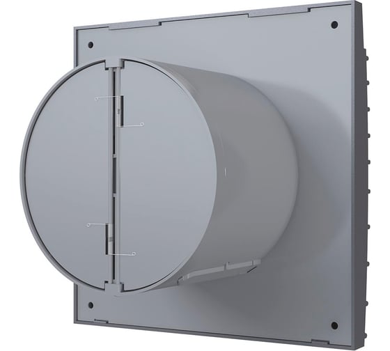 Осевой вытяжной вентилятор DICITI SILENT 5C dark gray metal, диаметр 125, декоративный 90-03645