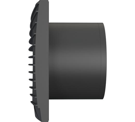 Осевой вытяжной вентилятор DICITI SILENT 5C Matt black, диаметр 125, декоративный 90-03097