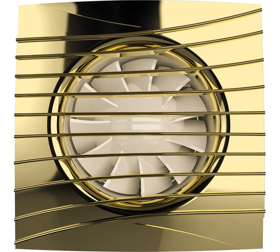 Осевой вытяжной вентилятор ERA SILENT 4C Gold, диаметр 100 мм, декоративный 90-03641
