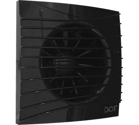 Осевой вытяжной вентилятор DICITI SILENT 4C Оbsidian, диаметр 100 мм, декоративный 90-03636
