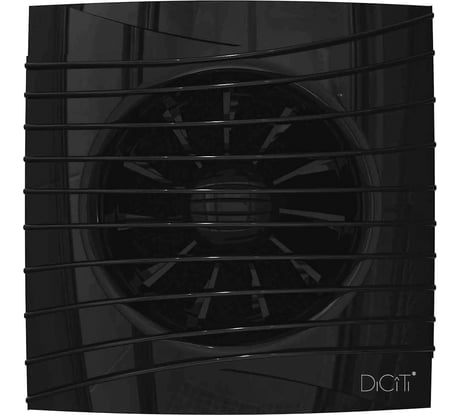 Вентилятор осевой вытяжной D 100, декоративный DICITI SILENT 4C Оbsidian, 90-03636 SILENT 4C Obsidian