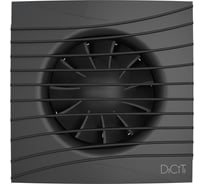Вентилятор осевой вытяжной D 100, декоративный DICITI ЭРА. 90-03712 SILENT 4C Matt black