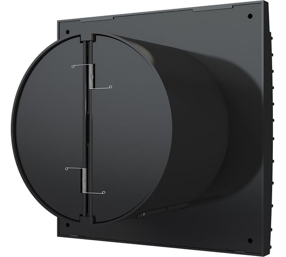 Осевой вытяжной вентилятор DICITI SILENT 4C Matt black, диаметр 100 мм, декоративный 90-03712