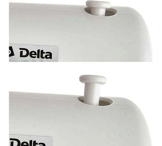 Вентилятор напольный DELTA DL-005N, белый с синим, min=4 шт (4) Р1-00025906