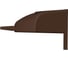 Клапан приточный ERA WV оконный регулируемый фильтр G3 L35м пластик Brown WV350 Brown 4
