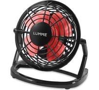Вентилятор настольный LUMME LU-FN107 черный/красный 39953