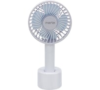 Вентилятор портативный MARTA MT-FN2547 емкость аккумулятора 1800мА/ч белый/голубой 39941