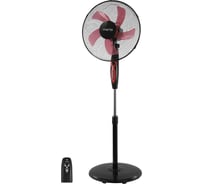 Вентилятор напольный MARTA MT-FN2557A черный/красный 42240