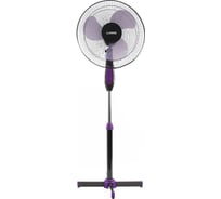 Вентилятор напольный LUMME LU-113 черный/фиолетовый 39896