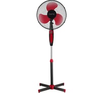 Вентилятор напольный MARTA MT-FN2532 черный/красный 39882