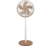 Вентилятор напольный STINGRAY ST-FN4116A белый/дерево 40118