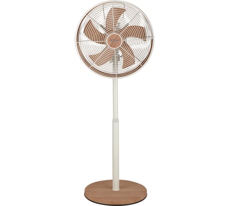 Вентилятор напольный STINGRAY ST-FN4116A белый/дерево 40118