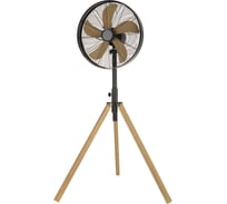 Вентилятор напольный STINGRAY ST-FN4117A черный/дерево 40119