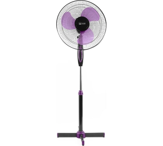 Вентилятор напольный HOME ELEMENT HE-FN1204 черный/фиолетовый 39847 1