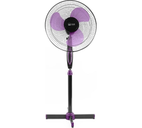 Вентилятор напольный HOME ELEMENT HE-FN1204 черный/фиолетовый 39847