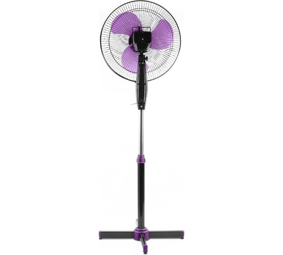 Вентилятор напольный HOME ELEMENT HE-FN1204 черный/фиолетовый 39847