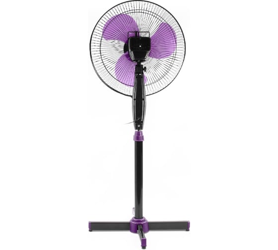 Вентилятор напольный HOME ELEMENT HE-FN1204 черный/фиолетовый 39847