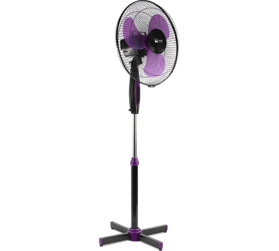 Вентилятор напольный HOME ELEMENT HE-FN1204 черный/фиолетовый 39847