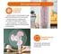 Вентилятор напольный HOME ELEMENT HE-FN1204 белый/розовый 39850 4