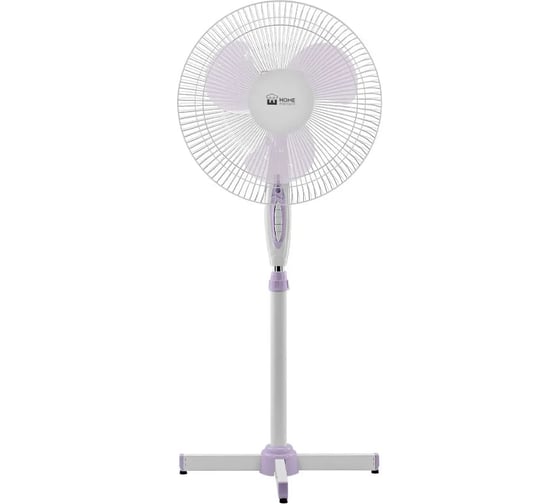 Вентилятор напольный HOME ELEMENT HE-FN1205 белый/лиловый 39849