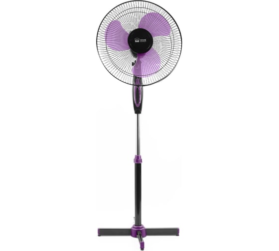 Вентилятор напольный HOME ELEMENT HE-FN1205 черный/фиолетовый 39853