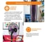 Вентилятор напольный HOME ELEMENT HE-FN1205 черный/фиолетовый 39853 8
