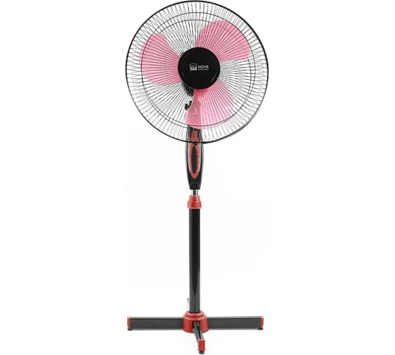 Вентилятор напольный HOME ELEMENT HE-FN1205 черный/красный 39852