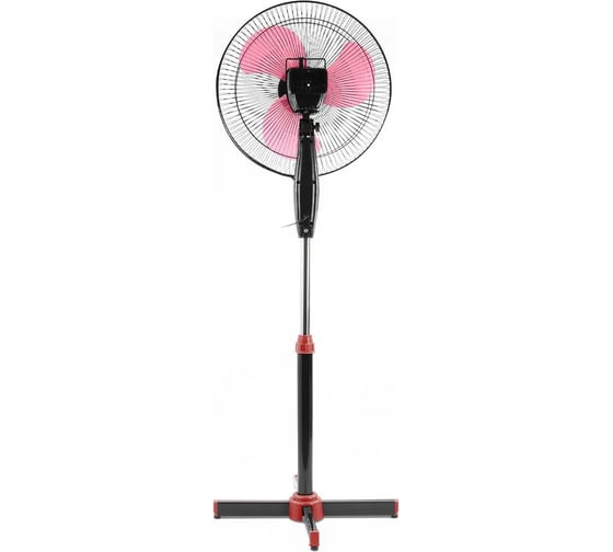 Вентилятор напольный HOME ELEMENT HE-FN1205 черный/красный 39852