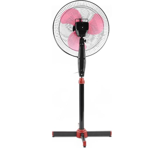Вентилятор напольный HOME ELEMENT HE-FN1205 черный/красный 39852
