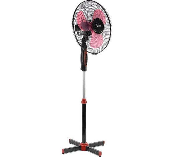 Вентилятор напольный HOME ELEMENT HE-FN1205 черный/красный 39852