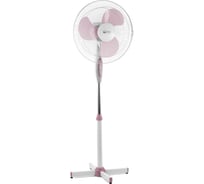 Вентилятор напольный HOME ELEMENT HE-FN1205 белый/розовый 39851