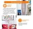 Вентилятор напольный HOME ELEMENT HE-FN1205 белый/розовый 39851 8