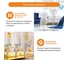 Вентилятор напольный HOME ELEMENT HE-FN1205 белый/розовый 39851 9