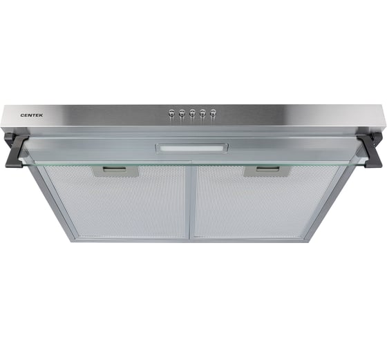 Вытяжка Centek сталь, ширина 60 см, 350 м3/час, 3 скорости, диаметр 120 мм CT-1800-60 SS