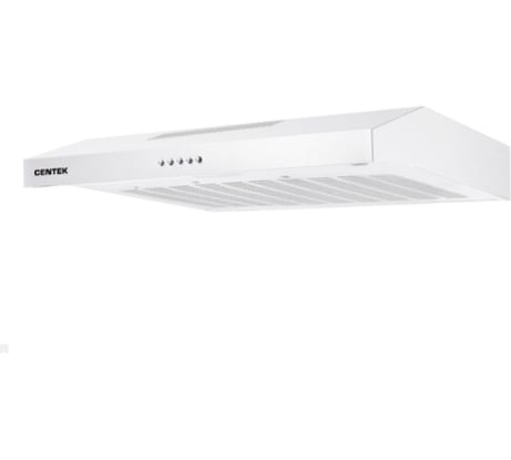 Вытяжка Centek козырьковая, ширина 60 см, 350 м3/час (120 Вт), 3 скорости, LED CT-1801-60 White
