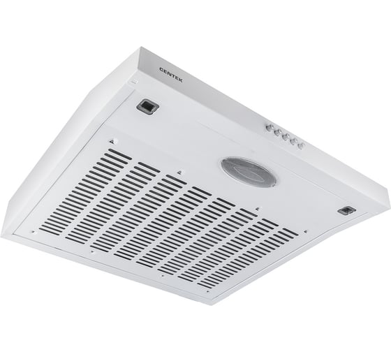 Вытяжка Centek козырьковая, ширина 60 см, 350 м3/час (120 Вт), 3 скорости, LED CT-1801-60 White