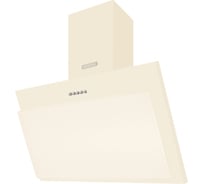 Наклонная вытяжка Centek ширина 60 см, металл, 600 м3/час (68 Вт), 3 скор, LED CT-1826-60 Beige