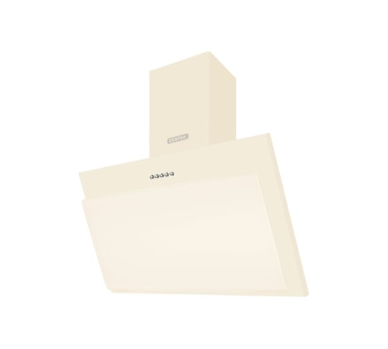 Наклонная вытяжка Centek ширина 60 см, металл, 600 м3/час (68 Вт), 3 скор, LED CT-1826-60 Beige 1