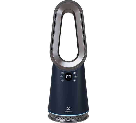 Безлопастной вентилятор настольный Titan Electronics синий титан TELFAN002TITAN